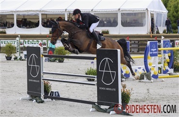 Andreas Schou placeret i 145 cm