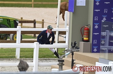 Scott Brash i udstr&aelig;k inden start