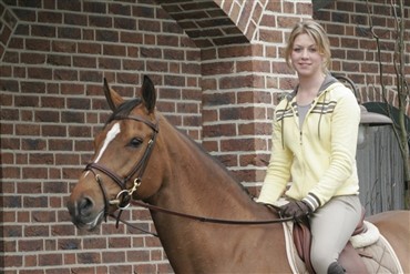 Cecilie rykker ved CSIO