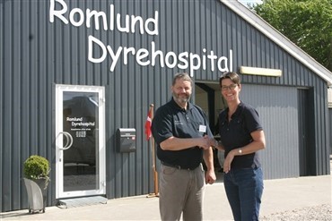&Aring;bning af Romlund Dyrehospital
