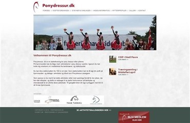 Ny hjemmeside til Ponydressur.dk
