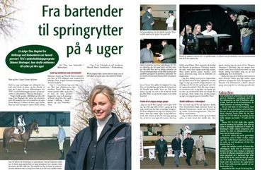 Fra bartender til springrytter p&aring; 4 uger