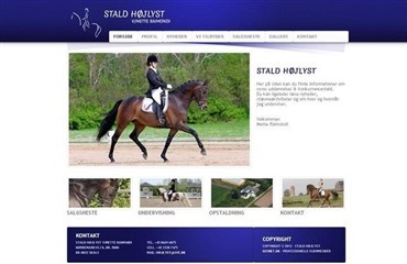 Ny hjemmeside til Stald H&oslash;jlyst