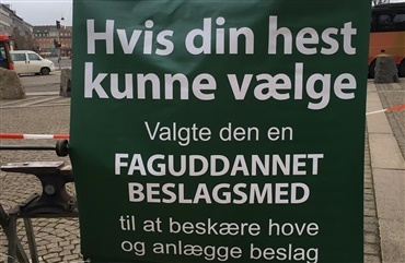 Beslagsmede i demonstration p&aring; Christiansborg