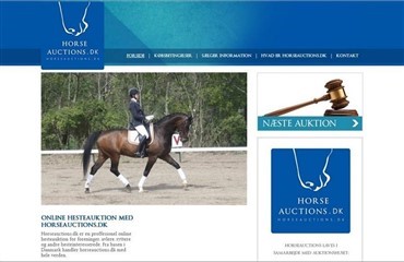 Ny hjemmeside til Horse Auctions