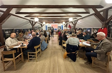 DV holdt storm&oslash;de i herskabssalen