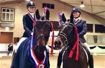 Fire DV-heste vandt det norske Hallmesterskab