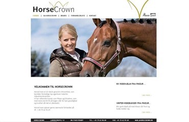HorseCrown med ny hjemmeside