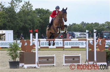 Laura og Kamilla begge placeret i 145 cm