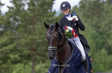 Seks danske medaljetagere i dressur