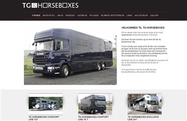 Ny hjemmeside til TG Horseboxes