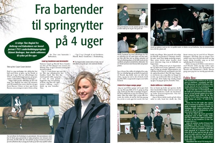 Fra bartender til springrytter p&aring; 4 uger