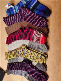 Hjemmestrikkede strømper