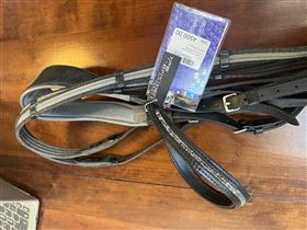 OS Tokyo Otto Schumarker trense i grå/sort inkl. tredelt sprengerbid