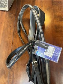 OS Tokyo Otto Schumarker trense i grå/sort inkl. tredelt sprengerbid